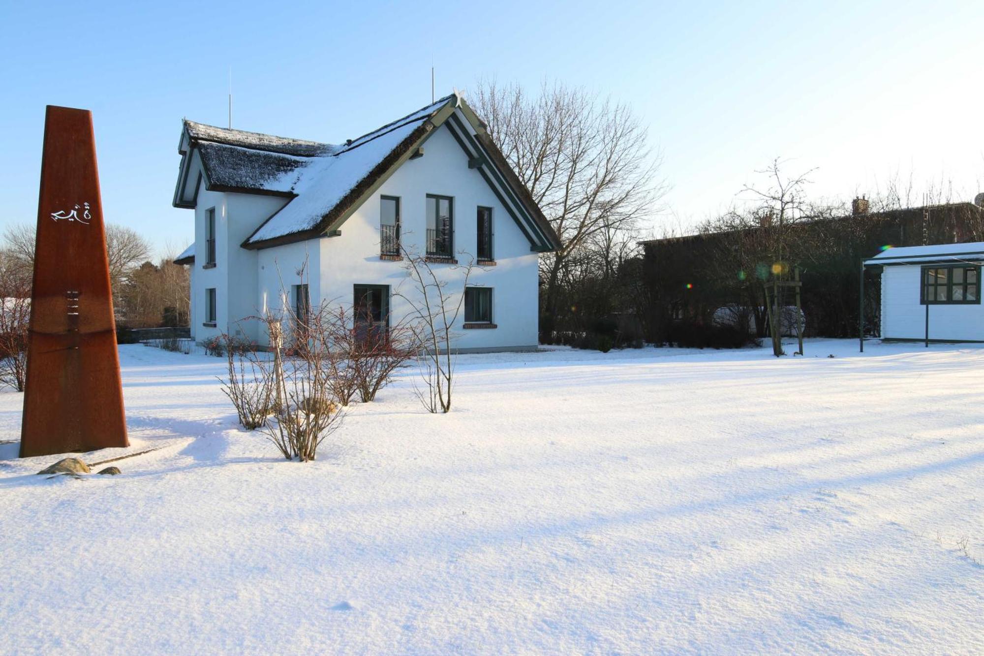 Reetdachhaus Im Fischerdorf Freest Bagian luar foto